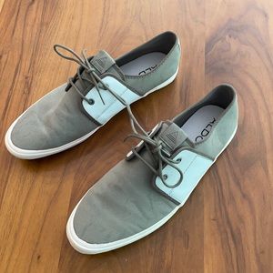 Aldo Men’s Gray Suede Shoes size 9.5